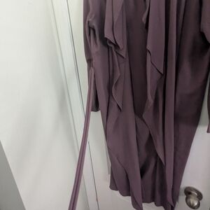 Chic Long Sleeve Dress in Plum